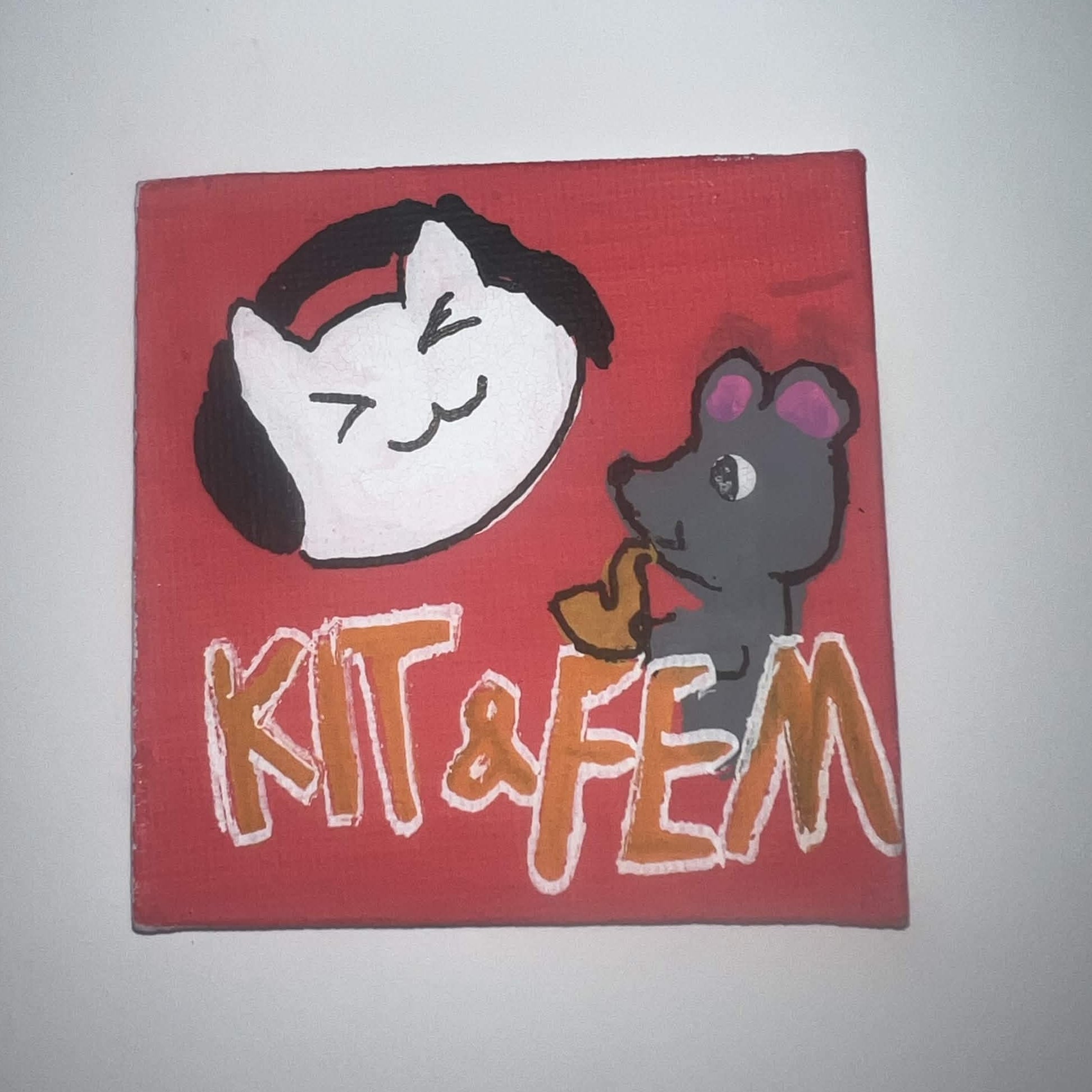 Kit and Fem Tiny Painted Album